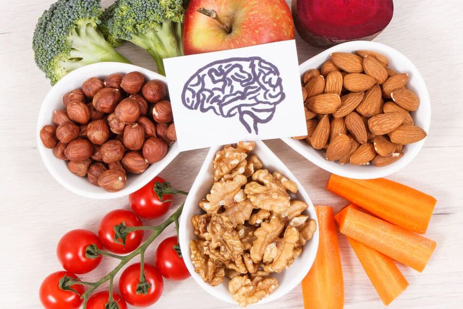pähklid ja köögiviljad on head mälule ja ajule
